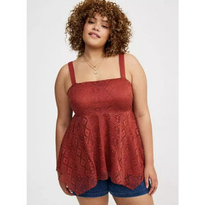 Torrid Babydoll Hanky Hem Tank Size L (0X)